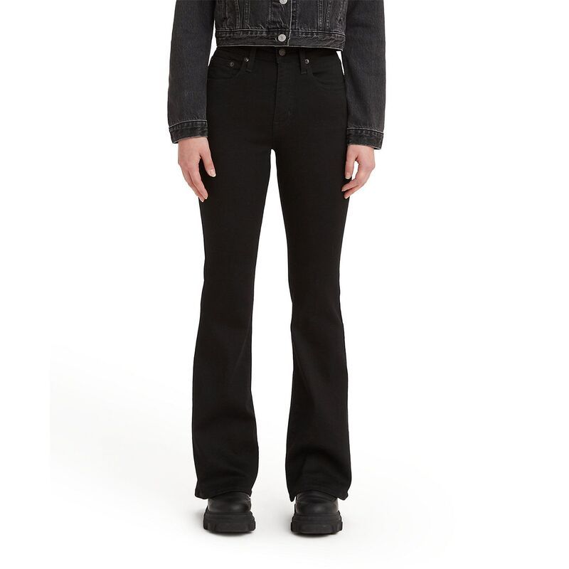 リーバイス レディース ボトムス デニムパンツ ジーンズ Womens Levis 726 HighRise Flare Jeansoft Black ブラック