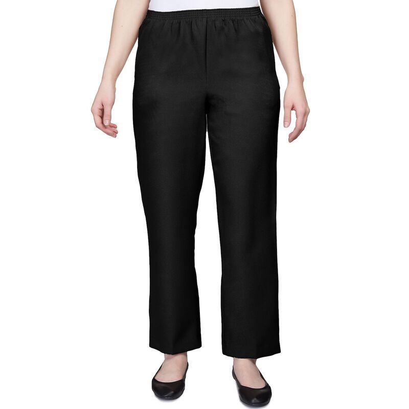 アルフレッド ダナー レディース ボトムス カジュアルパンツ プチ Petite Alfredunner Classic PullOn StraightLeg Pants Black ブラック