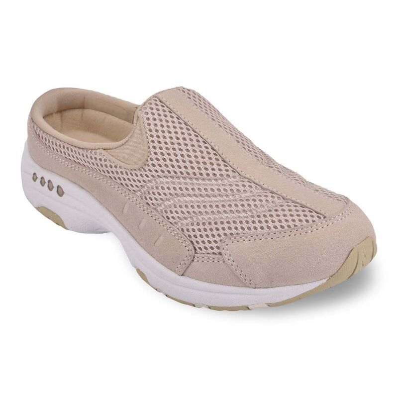 イージースピリット レディース シューズ スニーカー Easy Spiritraveltime Womens Classic Mules Wood Ash White ホワイト