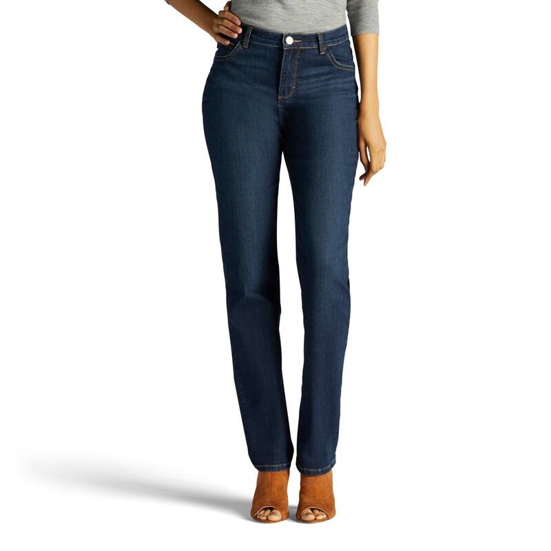 リー レディース ボトムス デニムパンツ ジーンズ Womens LeeR Instantly Slims High Waisted StraightLeg Jeans Ellis