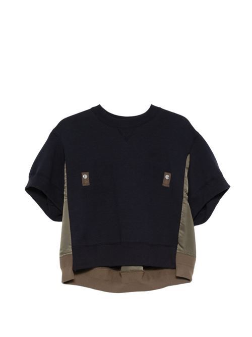 SACAI コットンブレンドセーター 送料無料
