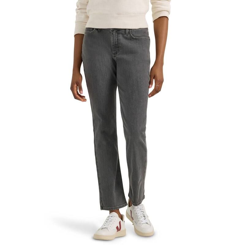 リー レディース ボトムス デニムパンツ ジーンズ Womens LeeR Legendary Straight Jeans Washed Black ブラック