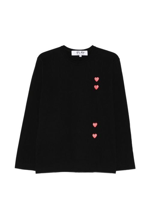 COMME DES GARÇONS PLAY コットン Tシャツ 送料無料