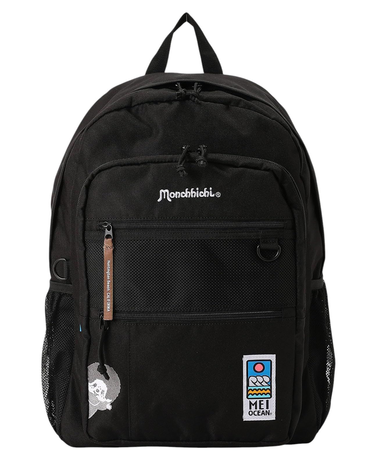 [メイオーシャン] リュック 20L (モンチッチ コラボ)[ 62072 / モンチッチ back pack ] A4収納 ブラック(スヌーピー) [ブラック(スヌーピー)]