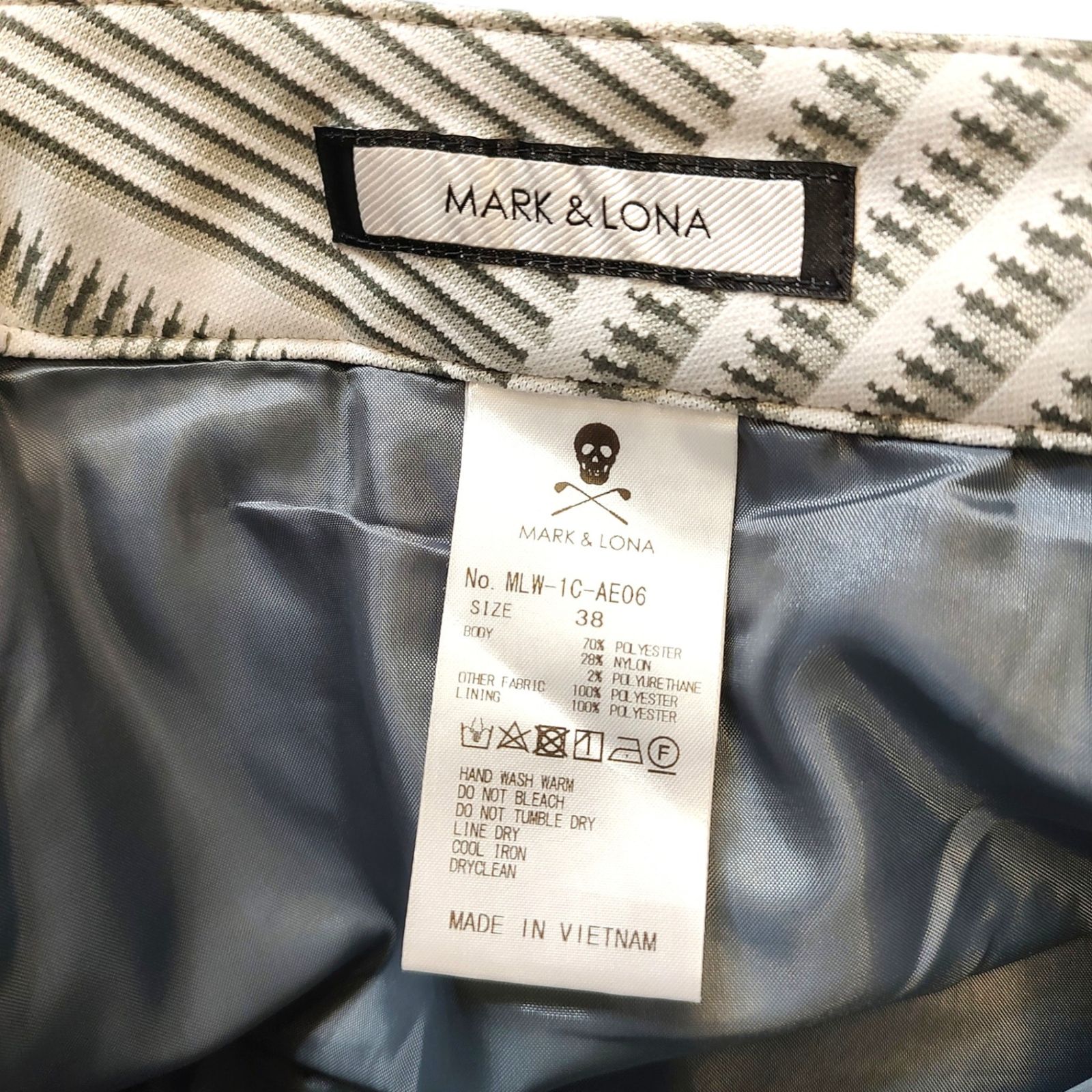 MARK&LONA マークアンドロナ ゴルフ 21AW 総柄 スカート All-over