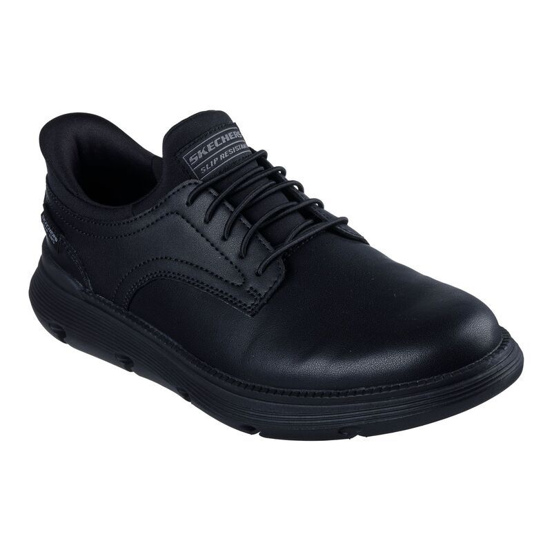 スケッチャーズ メンズ シューズ オックスフォード Skechers Hands Free Slipins Work Garza SR Menshoes Black ブラック