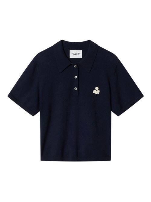 MARANT ETOILE ウール＆コットン ポロシャツ 送料無料