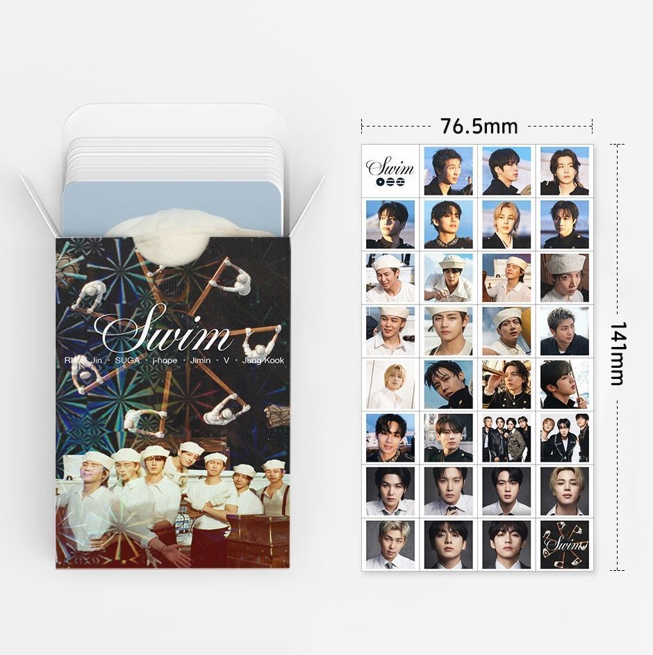 BTS】SWIM ARIRANG ロモカード＆ミニミニシール☆92PCS☆防弾少年団