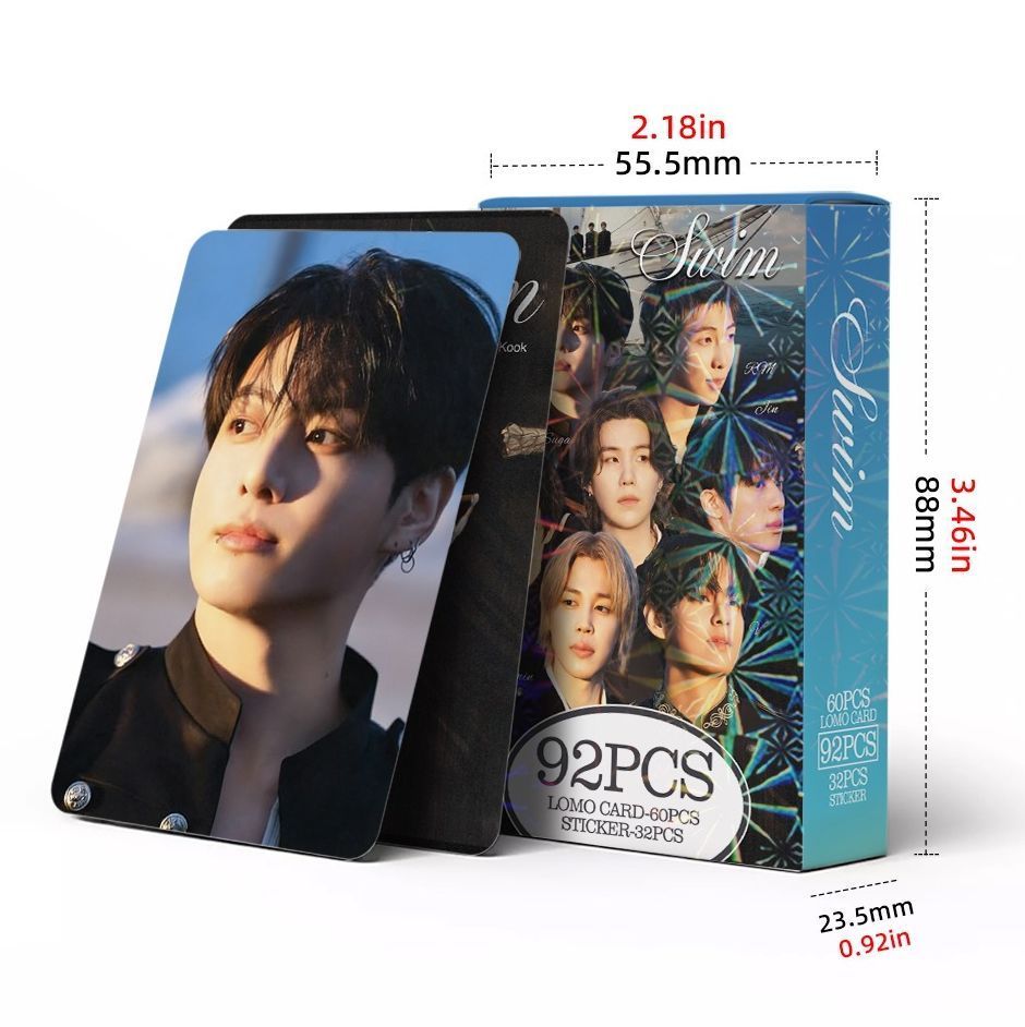BTS】SWIM ARIRANG ロモカード＆ミニミニシール☆92PCS☆防弾少年団