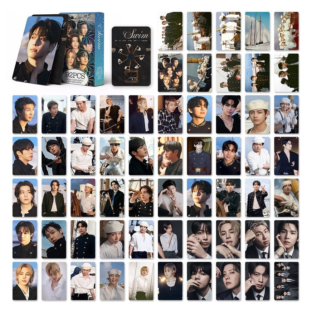BTS】SWIM ARIRANG ロモカード＆ミニミニシール☆92PCS☆防弾少年団