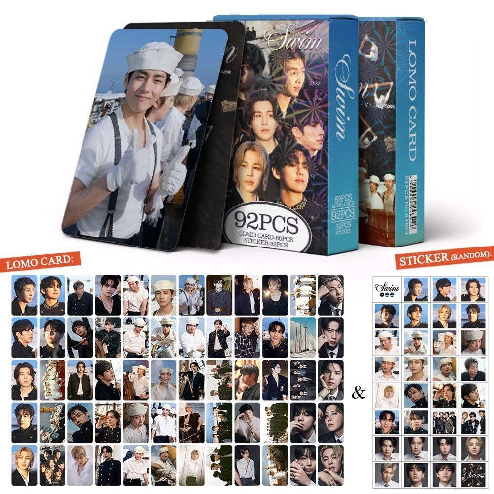 BTS】SWIM ARIRANG ロモカード＆ミニミニシール☆92PCS☆防弾少年団