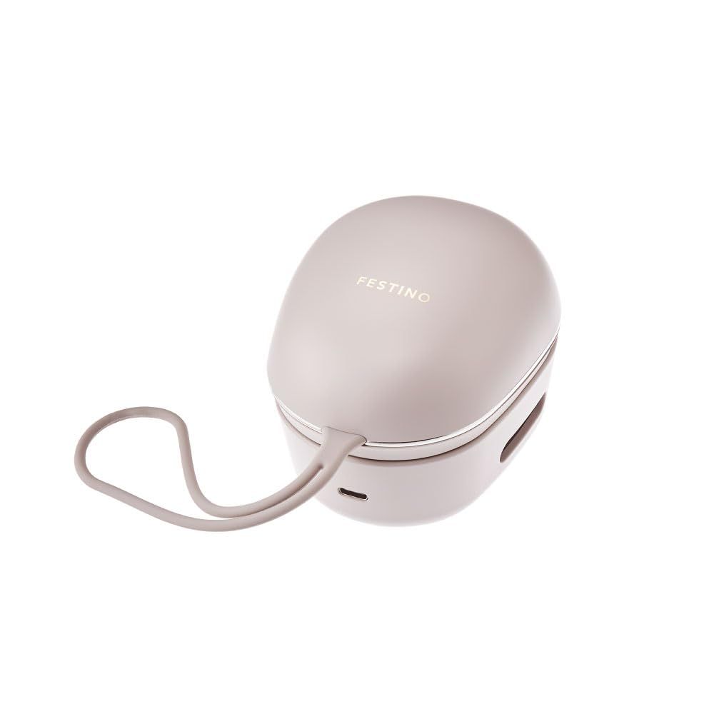 フェスティノ EMSヘッドスパ ミニ SMHB-045 FESTINO 防水 軽量 USB充電式 電動 頭皮 ギフト (サンドベージュ) [サンドベージュ]