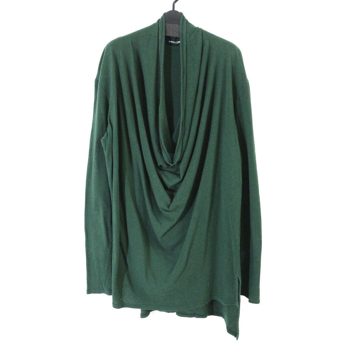 BALMAIN HOMME バルマンオム 15AW ドレープネックロングスリーブTシャツ / カットソー L W5HJ648C845