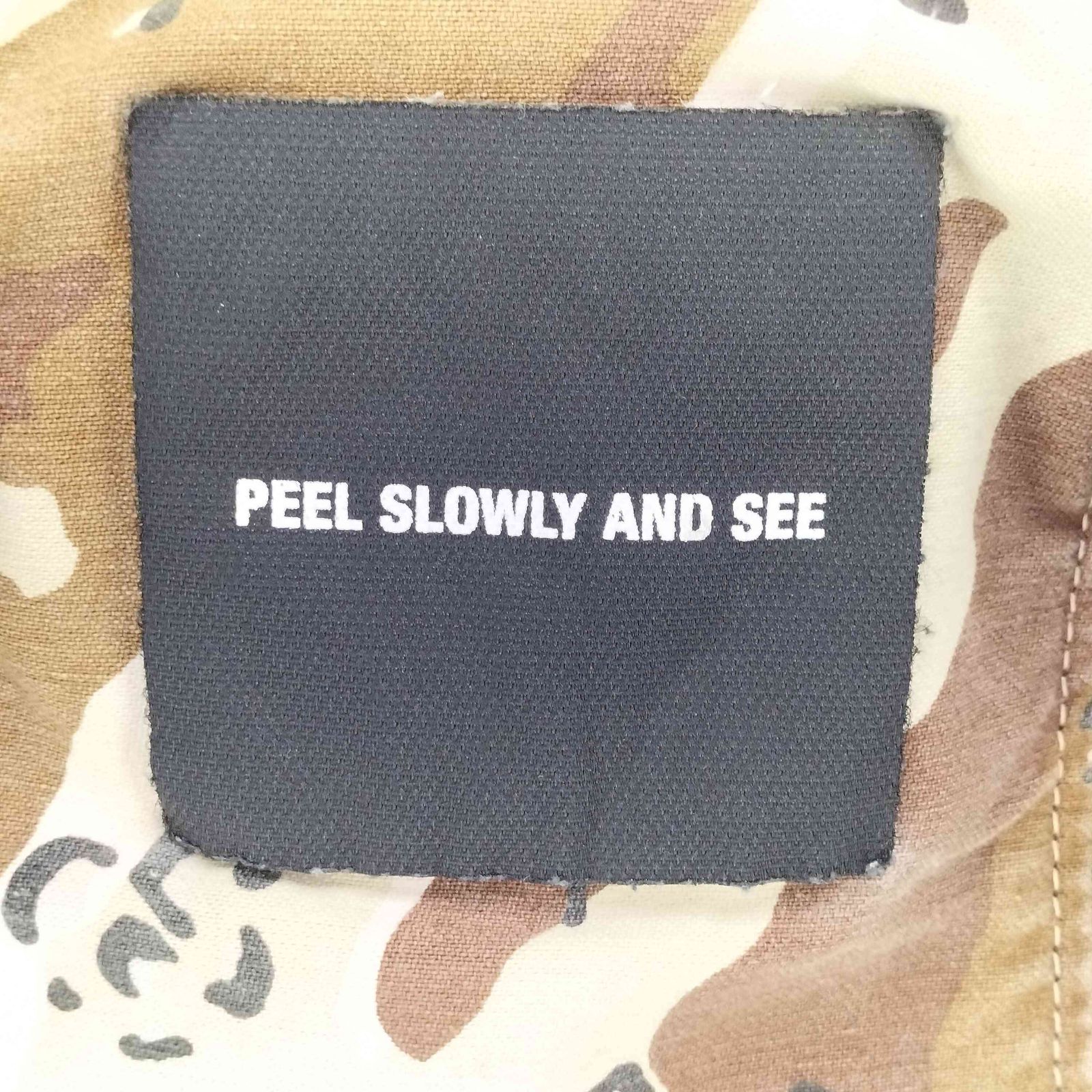 アベイシングエイプ A BATHING APE 90-00S PEEL SLOWLY AND SEE DESERT 