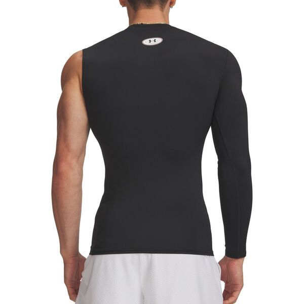 アンダーアーマー メンズ トップス タンクトップ アシンメトリー Under Armour Mens HeatGear Asymmetrical RightSleeve Tank Top BlackW