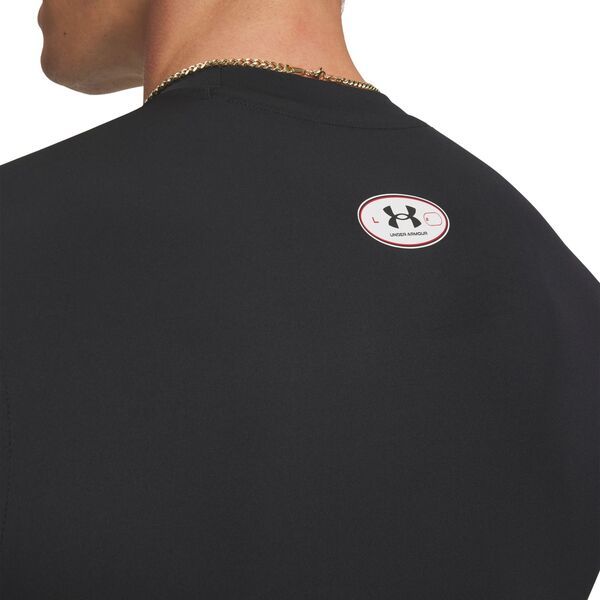 アンダーアーマー メンズ トップス タンクトップ アシンメトリー Under Armour Mens HeatGear Asymmetrical RightSleeve Tank Top BlackW