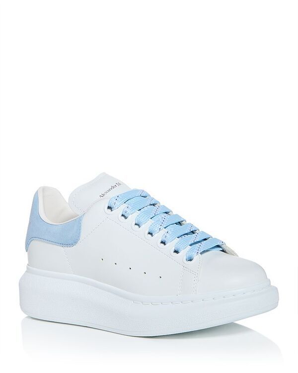 アレキサンダー・マックイーン レディース シューズ スニーカー Alexander McQUEEN Womens Oversized Sneakers Pale BlueWhite ホワイト