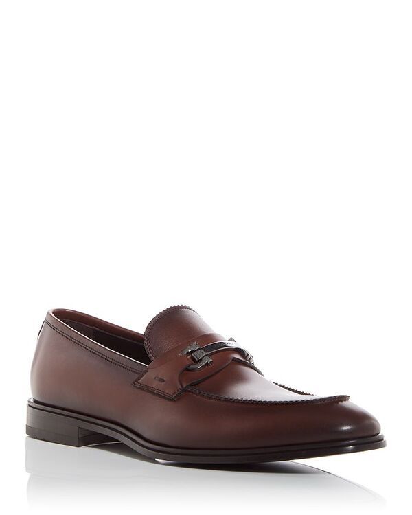 フェラガモ メンズ シューズ スリッポン・ローファー ローファー Ferragamo Mens Bentley Gancini Loafers Midbrown