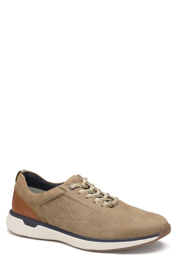 ジョンストンアンドマーフィー メンズ シューズ スニーカー Johnston Murphy Prentiss 2 Waterproof Sneaker Taupe Tumbled Nubuck トープ