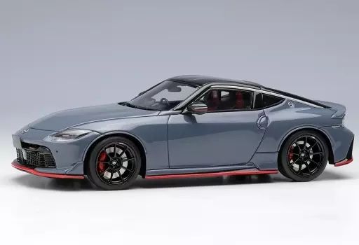 【中古】ミニカー 1/43 NISSAN Fairlady Z NISMO 2024(ニスモステルスグレー×スーパーブラック) [EM727A]