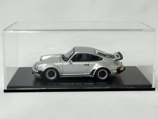 【中古】ミニカー 1/43 PORSCHE 911 TURBO 1975(シルバー) [05524S]