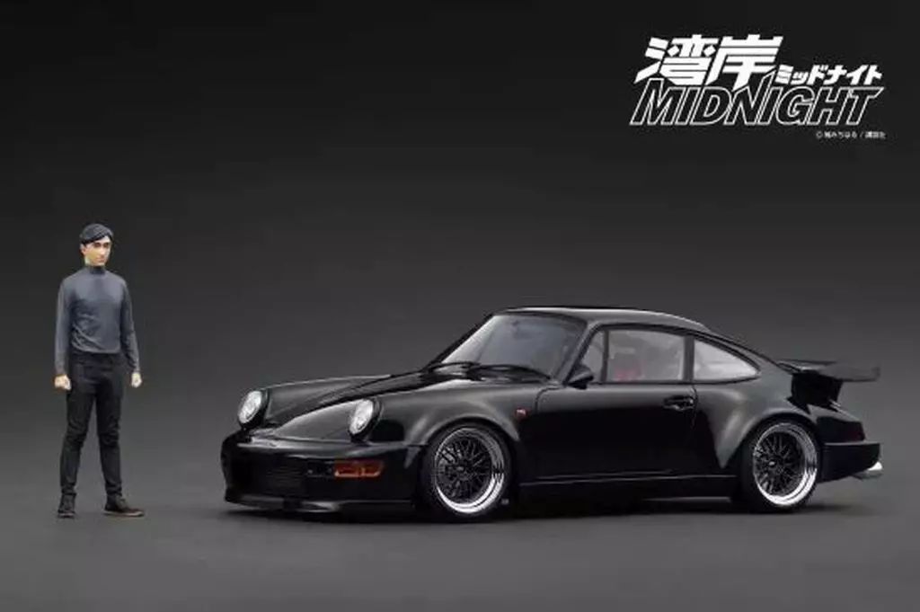 【中古】ミニカー 1/18 Blackbird (964)(ブラック) With Mr.Tatsuya Shima 「湾岸MIDNIGHT」 WEB限定モデル [IG3593]