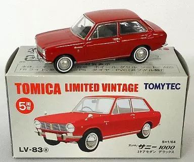 中古】トミカ 1/64 LV-83a ダットサン サニー 1000 2ドア セダン