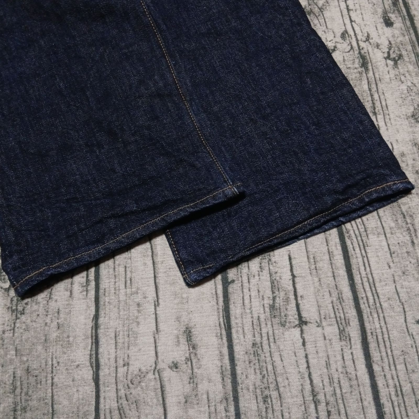 W38】 バレンシア製 LEVI'S 501XX 1947 レザーパッチ 濃紺 555 47501