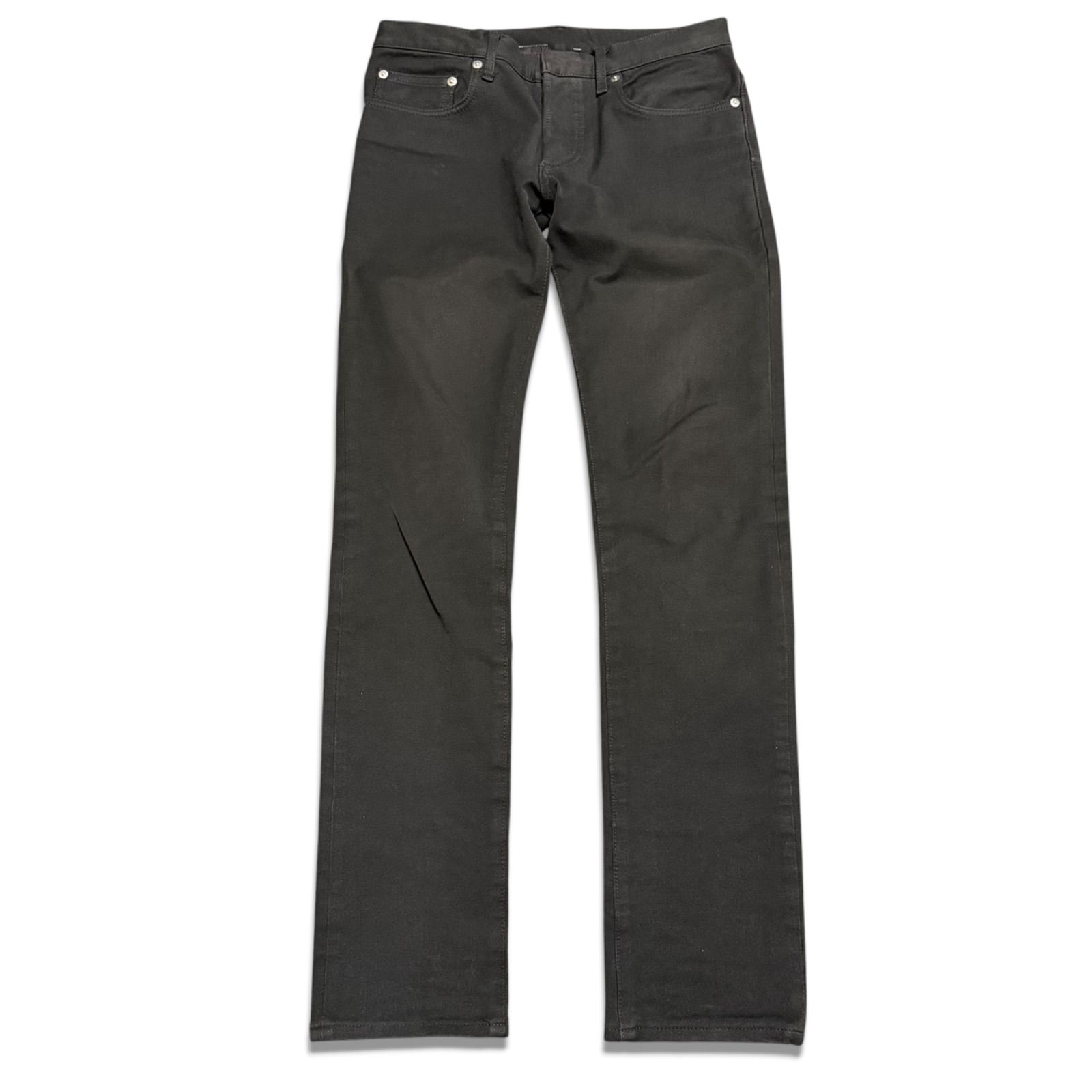 Dior Homme 2007SS ブラック スキニーパンツ 28 エディ期】Dior HOMME ディオールオム 07SS スーパースレンダー