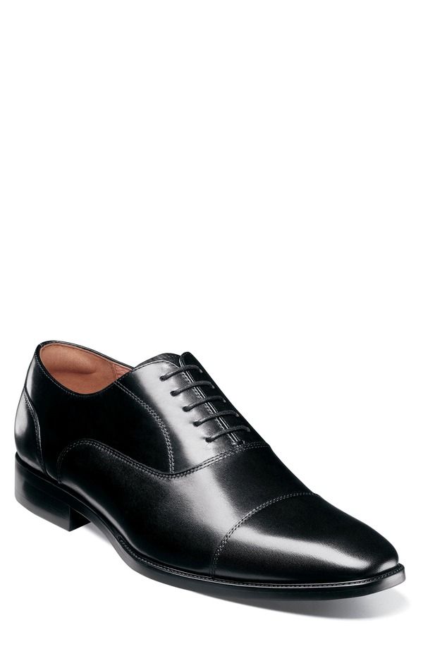 フローシャイム メンズ シューズ オックスフォード キャップ Florsheim Sorrento Lux Cap Toe Oxford Black ブラック