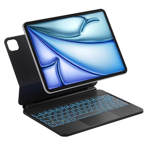 Inateck マジックキーボード JIS日本語配列 iPad Air 11インチ M4 2026/M3 2025/M2 2024 対応 iPad Air 第8/7/6/5/4世代 キーボード付きケース iPad Pro 11 第4/3/2/1世代 対応 Ju