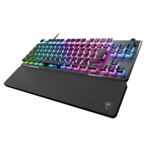 TURTLE BEACH ラピッドトリガー 搭載 ゲーミングキーボード Vulcan II TKL Pro リアクタップ(SOCDクリーナー/ラピトリ同時可) 可変アクチュエーション 日本語配列 有線 ブラック/黒 ホールエフェクト アナログ テンキーレスJu