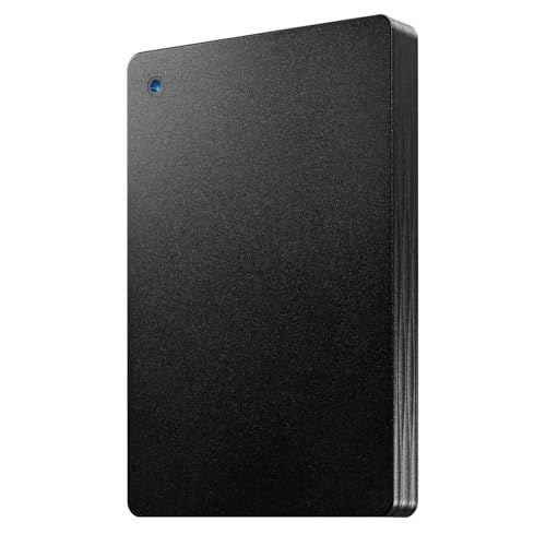 IODATA 外付けHDD 1TB カクうすLite テレビ録画 PC 両対応 4K録画 USBバスパワー(USB 5Gbps/3.2 Gen1 対応)データ保存 バックアップ 静音 コンパクト ポータブル 日本メーカー HDPH-UTV1K/EJu