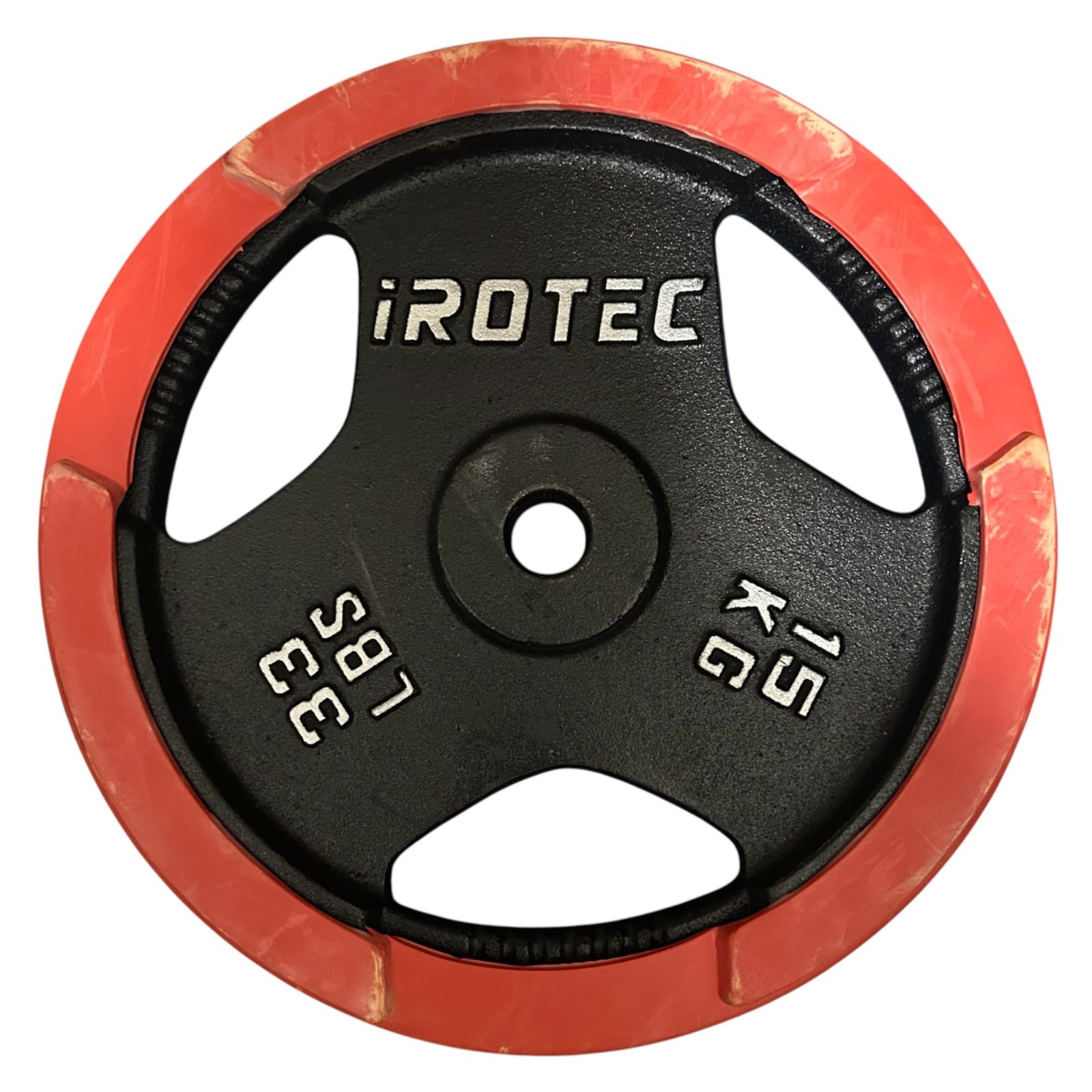 iROTEC 15kg プレート ダンベルプレート アイロテック - メルカリ