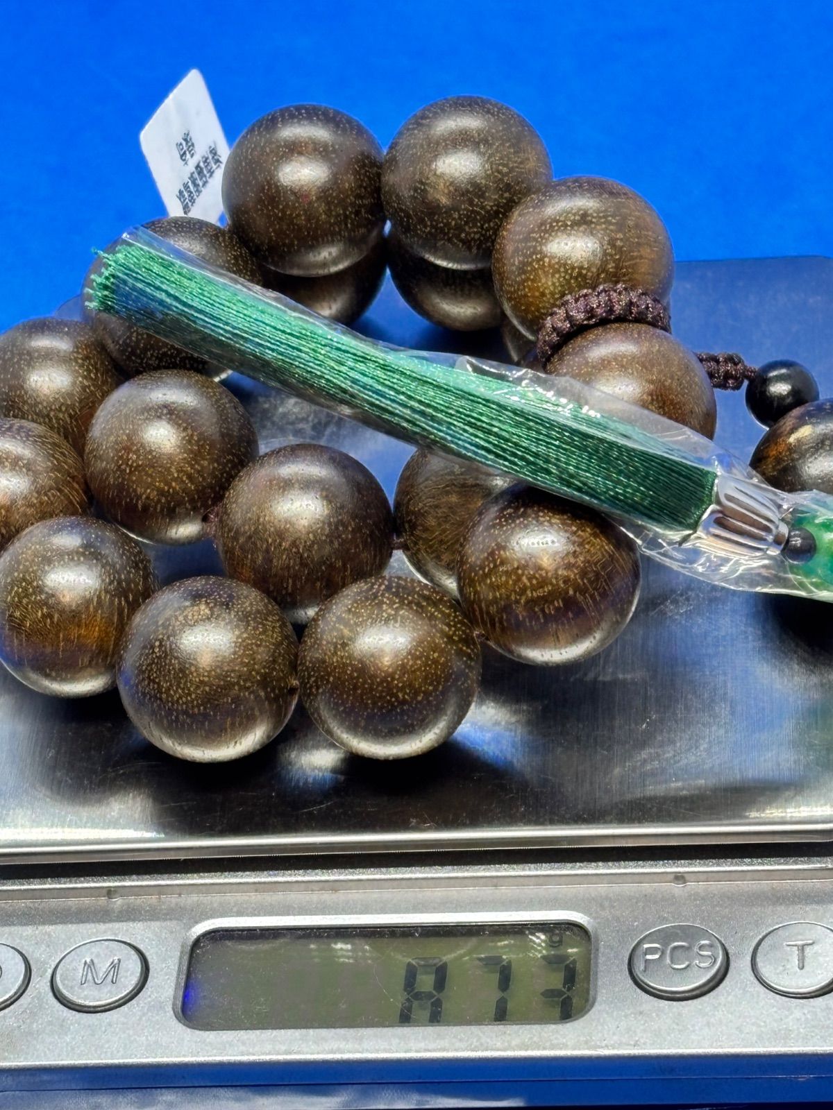 極美品 海南猫眼鸚哥緑奇楠 20mm手持ち念珠 87g 6532-1/5 - メルカリ