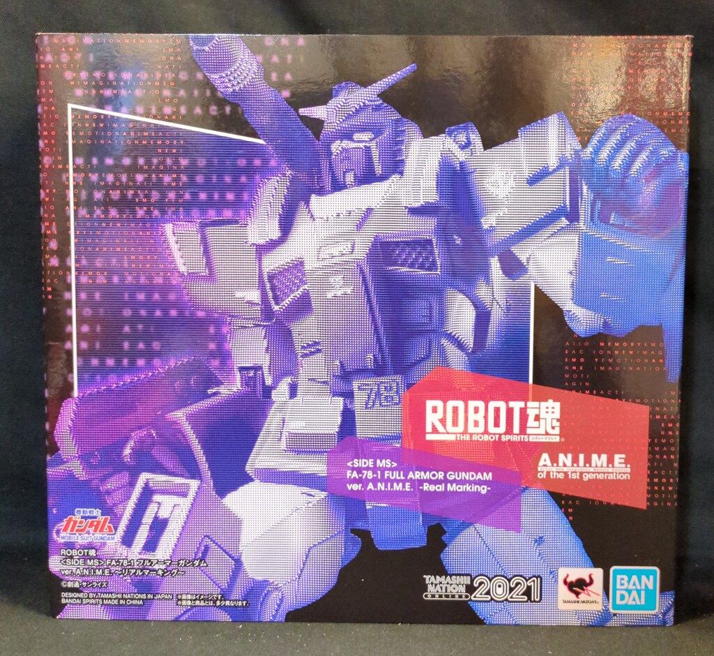 BANDAI SPIRITS ROBOT魂＜SIDE MS＞魂ネイション2021 機動戦士ガンダムMSV FA-78-1 フルアーマーガンダム ver. A.N.I.M.E. ~リアルマーキング~ SP