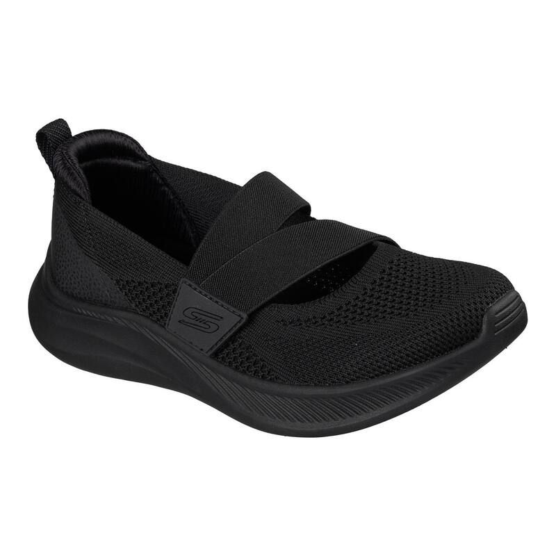 スケッチャーズ レディース シューズ スニーカー Skechers Bobs Moda Flex WomenslipOn Comfort Sneakers Black ブラック