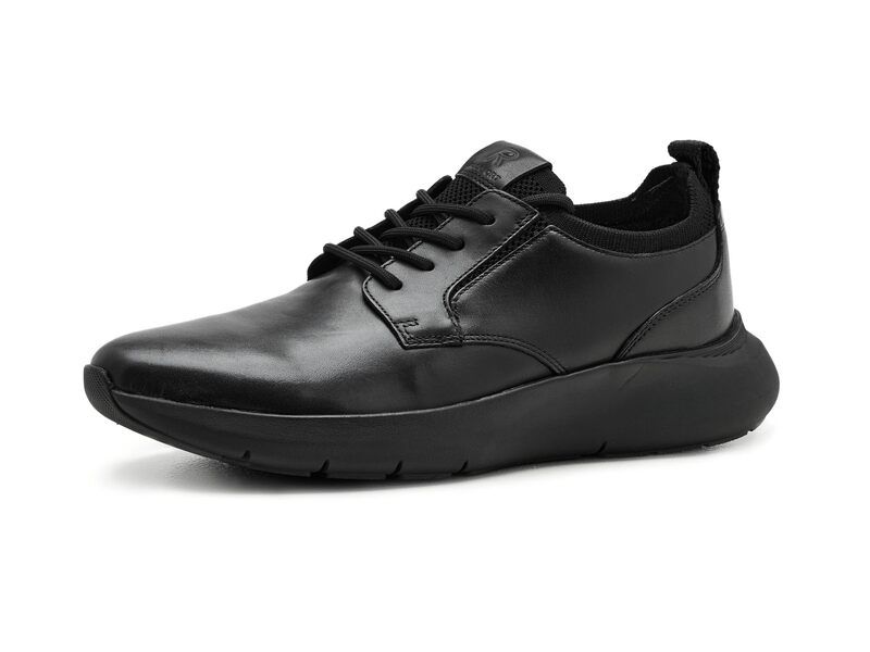 ロックポート メンズ シューズ スニーカー Rockport Jonston Black Leather ブラック