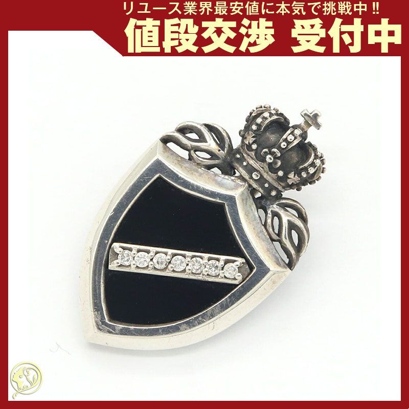ジャスティンデイビス ペンダントトップ CROWN SV