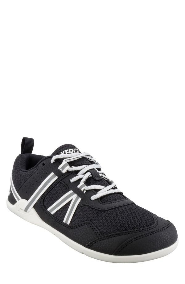 ゼロシューズ メンズ スニーカー XERO SHOES Prio Barefoot Sneaker Black White ホワイト