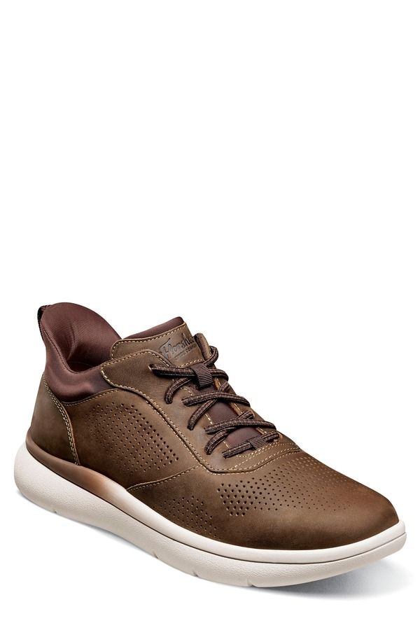 フローシャイム メンズ シューズ スニーカー レース Florsheim Fleet Perforated Toelastic Lace Sneaker Brown ブラウン