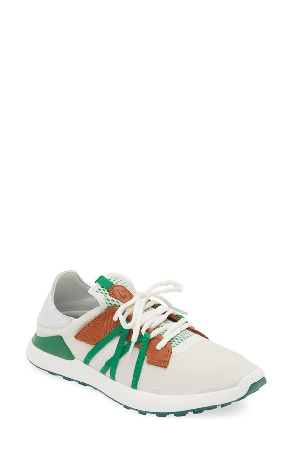 オルカイ メンズ シューズ スニーカー OluKai Manele Golf Shoe White Bamboo ホワイト
