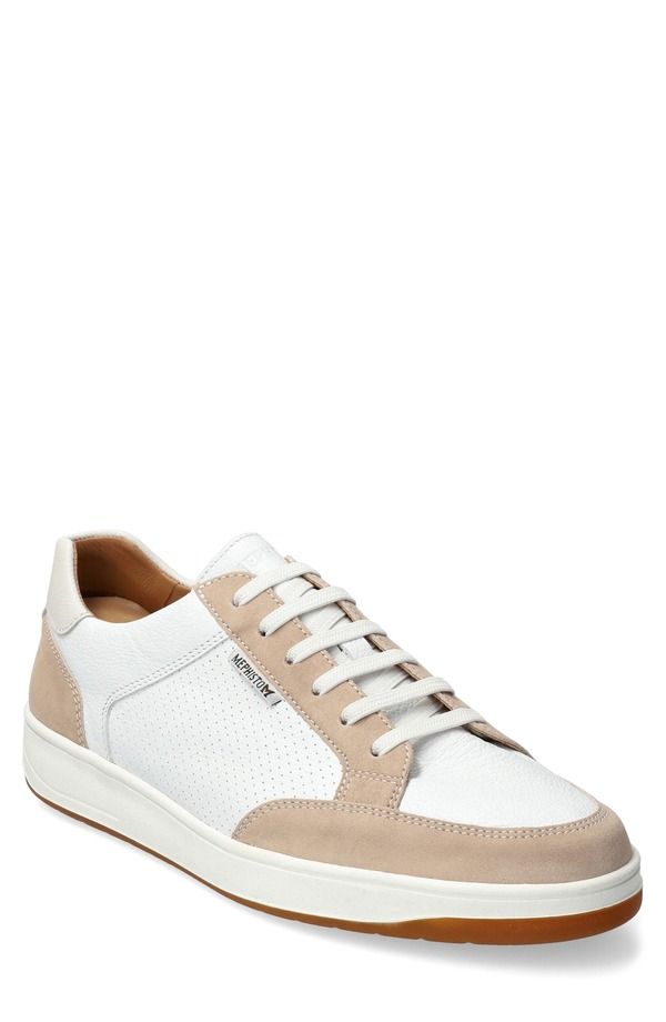 メフィスト メンズ シューズ スニーカー レース Mephisto Henry LaceUp Sneaker Light Sand サンド