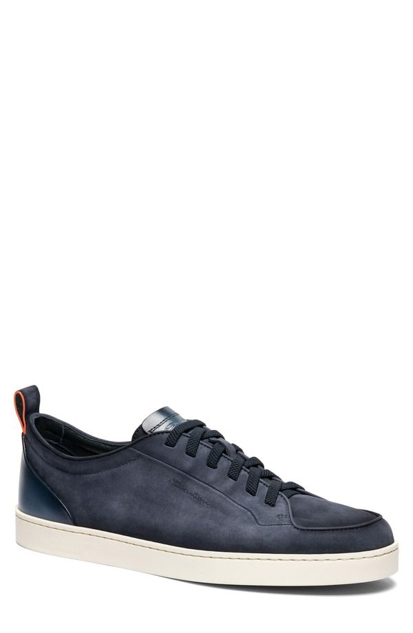 サントーニ メンズ シューズ スニーカー Santoni Off Duty SlipOn Sneaker Blue ブルー