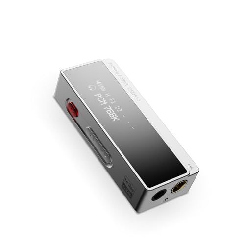 AIYIMA H4 小尾巴 ディスプレイ付きDACヘッドホンアンプ ポータブルHiFi DACヘッドホンアンプ ES9039Q2Mチップ/240mW高出力/ビジュアル操作画面 3.5mmシングルエンド＆4.4mmバランス両対応ヘッドホン端子搭 cd4db6c2