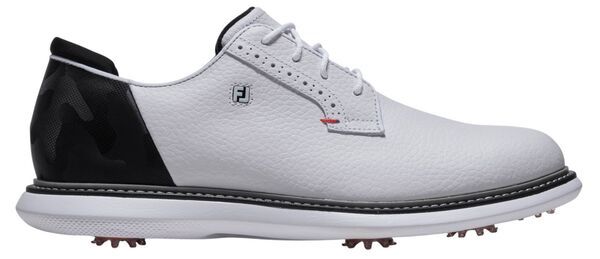 フットジョイ メンズ シューズ スニーカー FootJoy Mens Traditions Blucher Golf Shoes WhiteBlack CamoCrimson ホワイト
