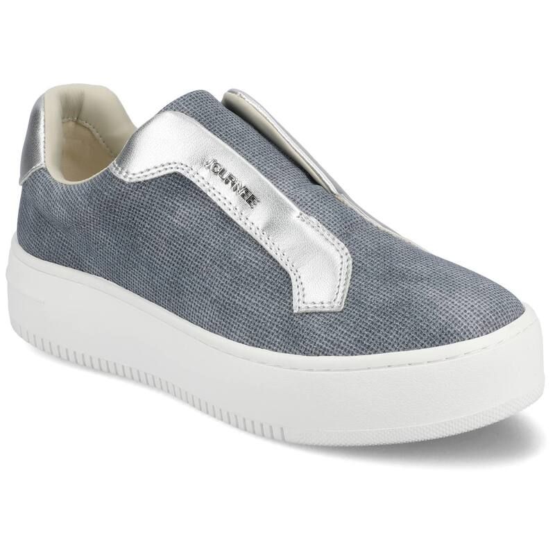 ジャーニー レディース シューズ スニーカー Journee Collection Pheobe WomenslipOn Sneakers Denim デニム