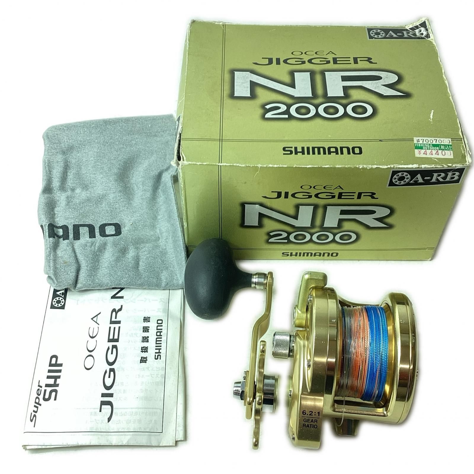 SHIMANO シマノ 両軸リール 03オシアジガーNR 01765 箱・リールポーチ付