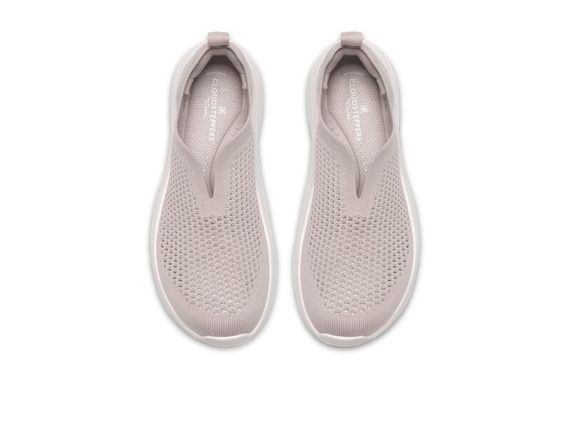 クラークス レディース シューズ スニーカー ニット Clarksolevana Knit Pale Grey Textile グレー