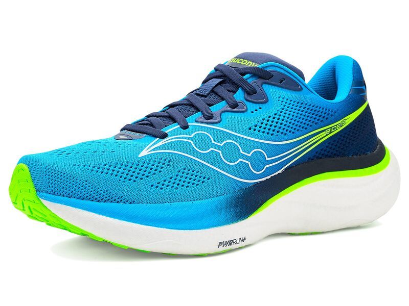 サッカニー メンズ シューズ スニーカー Saucony Ride 19 CobaltSlime コバルト